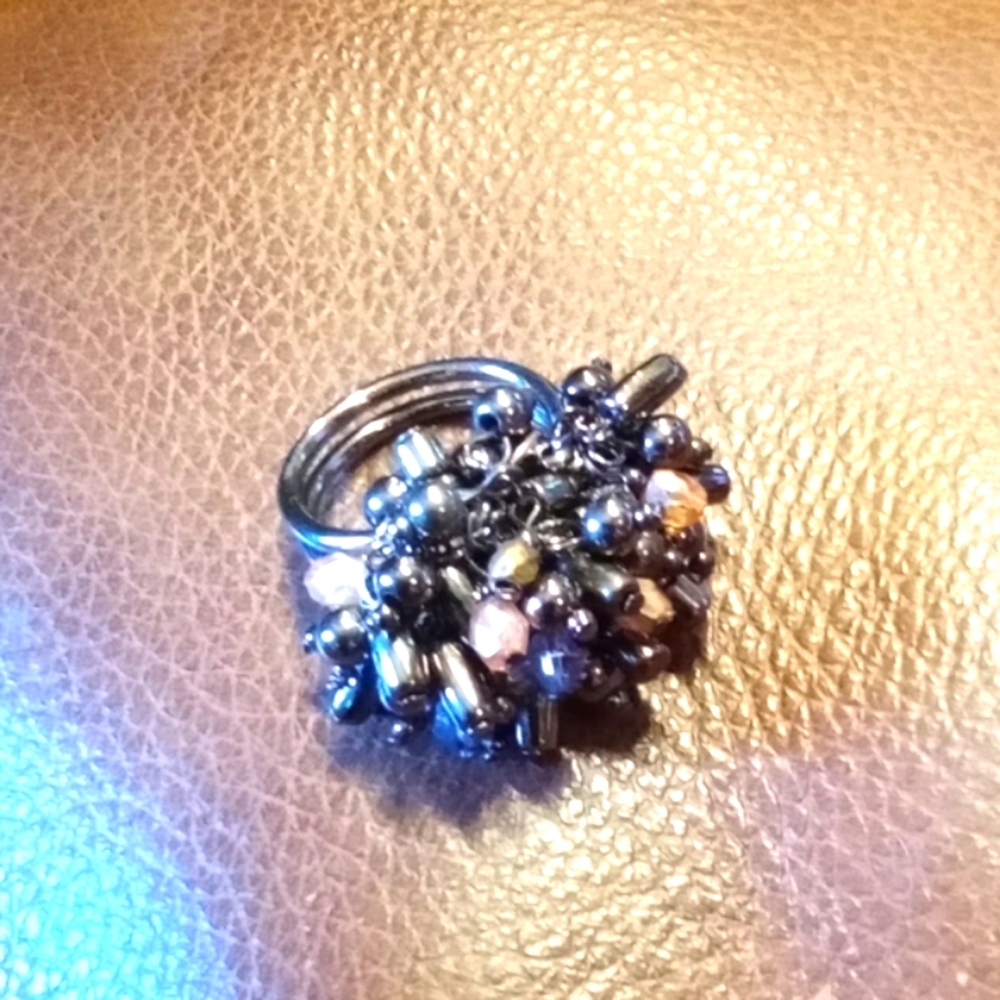 Hand Crafted Beaded Intricate Ring